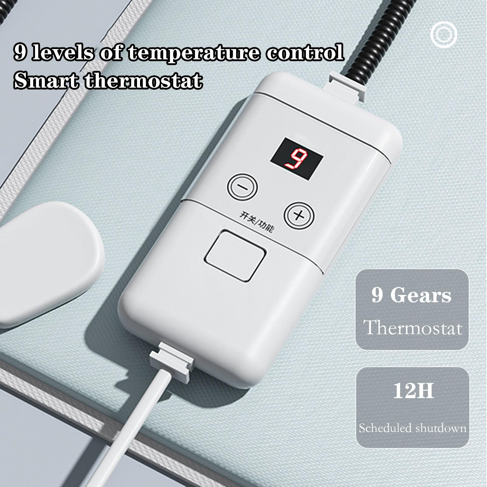 Koc Elektryczny Dla Zwierząt, Inteligentne Gniazdo Dla Kota O Stałej Temperaturze Z Kocem, Wbudowany Koc Elektryczny, 9-stopniowa Kontrola Temperatury, Regulacja Czasu 12H