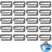 20 Pcs Barber Cape Clip, Metal Barber Cape Buckle Barber Cape Hooks Replacement Barber Cape Strap Hook Barber Cape Adjuster Fixing Clip for Barber Cape