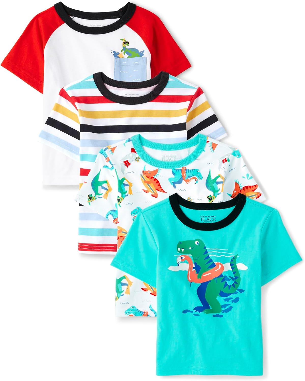 The Children's Place Baby-Boys and Toddler Short Sleeve Crew Neck Tees