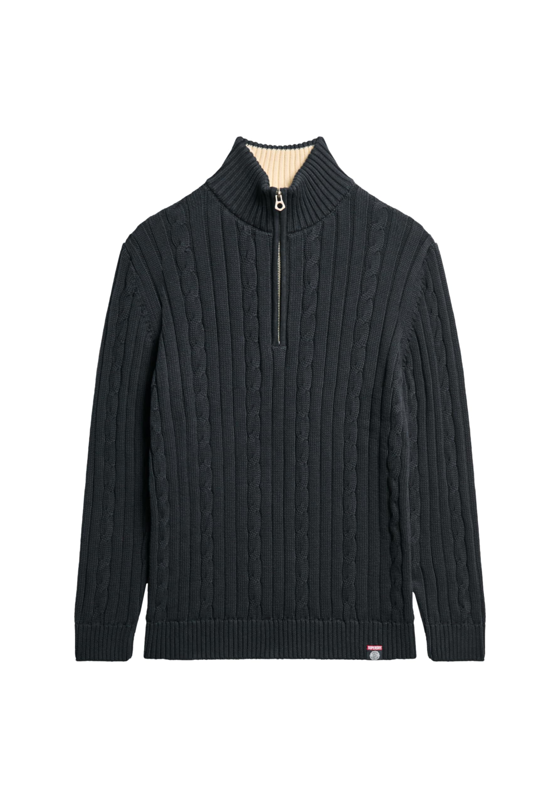 Superdry Women's Bleu ’S Knit Rugby Jumper With A Collar