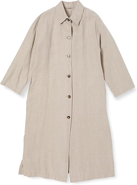 ミラオーウェン リネンロングシャツライクコート 09wfc11 レディース Beg 日本 F Free サイズ コート ジャケット 通販