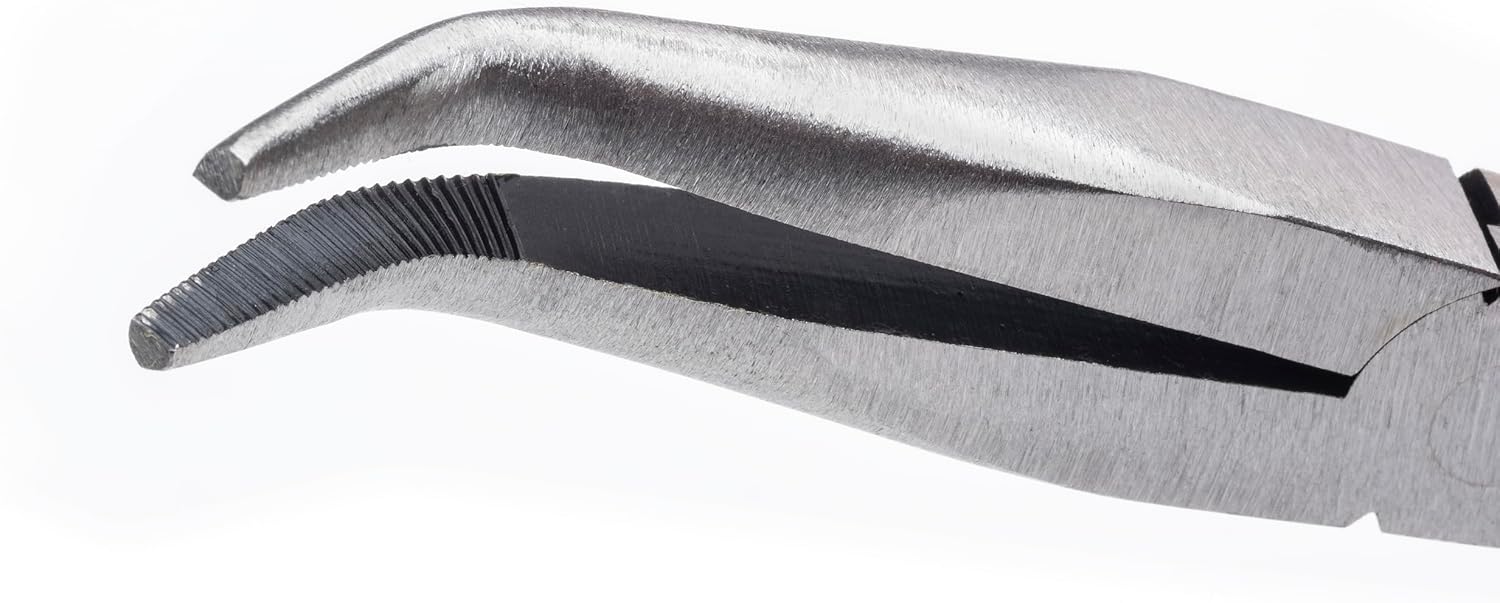 SATA 2-Piece Double X-Pliers Set, Straight Body and 45 Degree Tip, with Green Handles and a Long-Nose Design - ST70003U