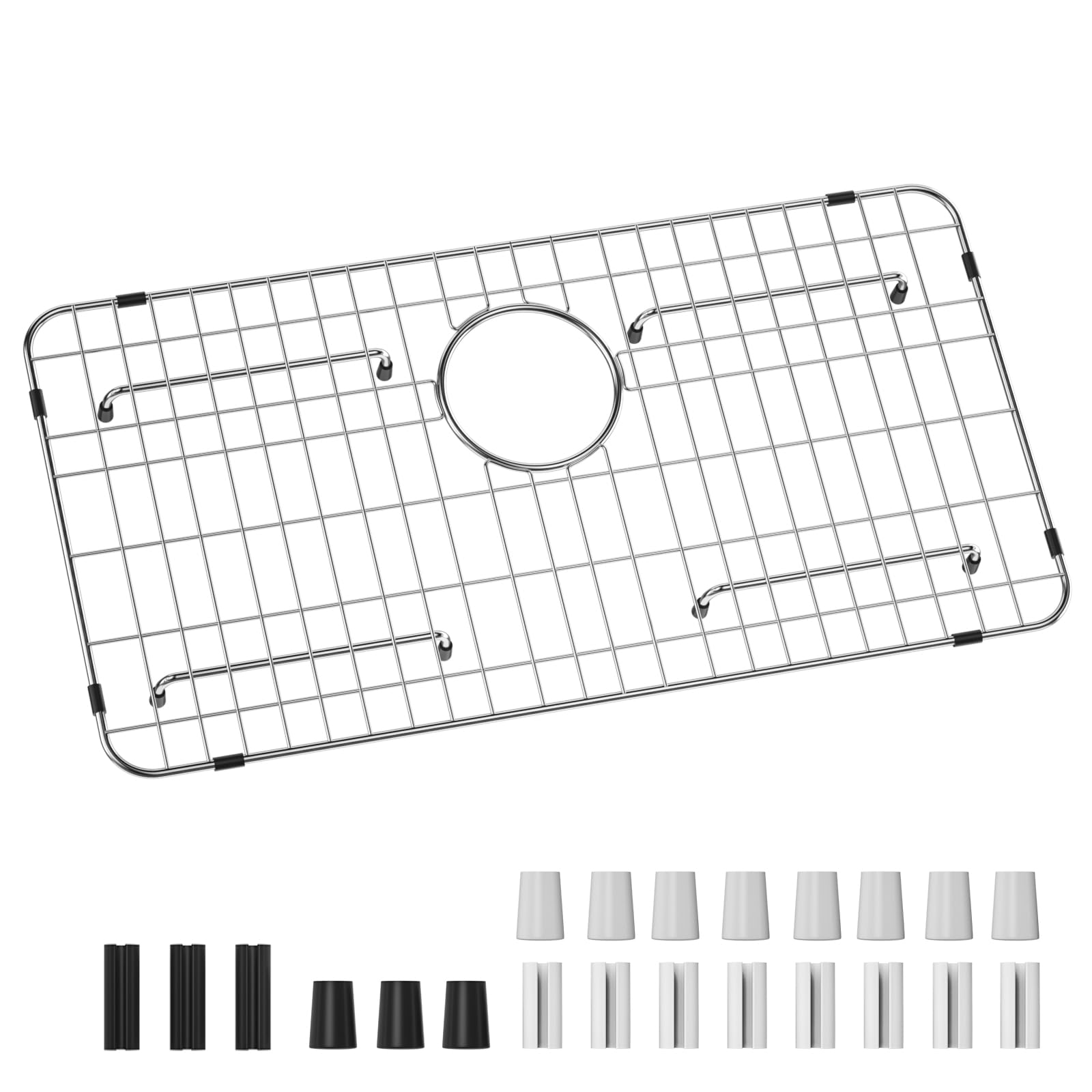 View 1 of JJV Stainless Steel Kitchen Sink Grid, 26" x 14"
