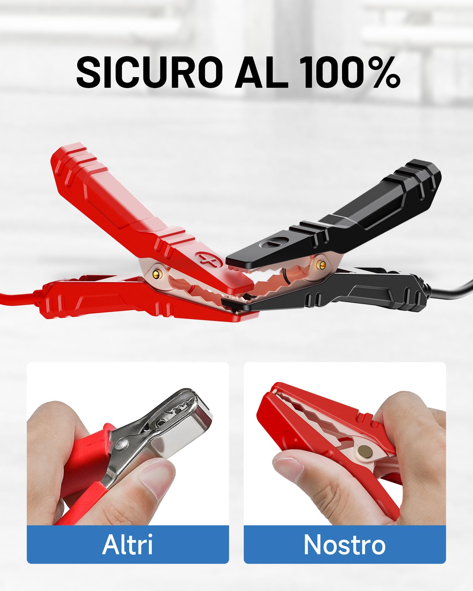 TOPDON Tester Batteria Auto BT200, 12V 24V 100-2000 CCA Tester per Batterie, con Test della Batteria, del Caricatore e dell'Accensione per Auto Moto Barche SUV e Camion, 2,4 pollici