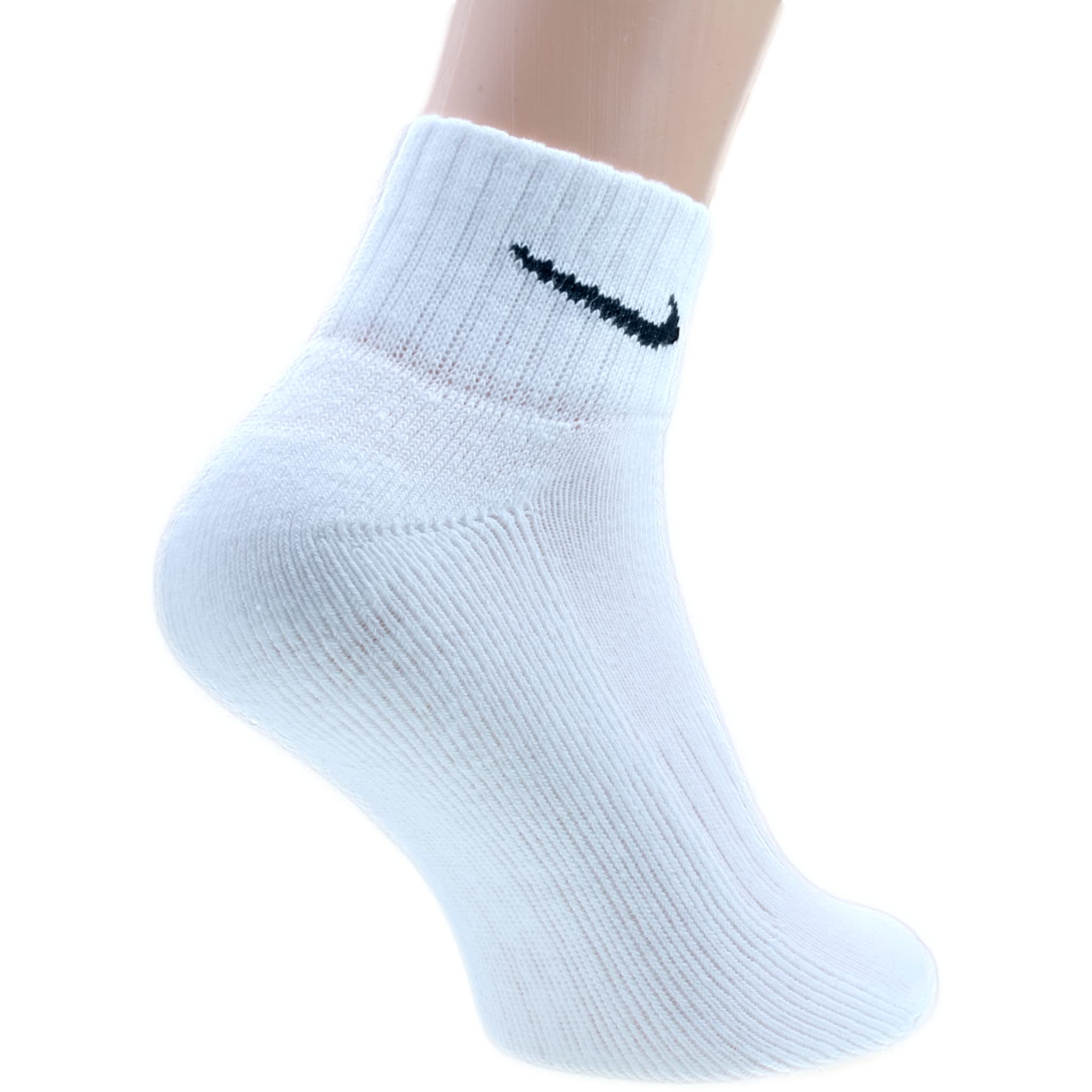 Nike 9 Paar Socken One Quater Socks Herren Damen Kurze Socke Knöchelhoch, Farbcode + Farbe:A28 6 Paar bunt 3 Paar schwarz