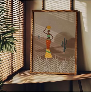 Fark Tan t m Boho Style  er evesiz Poster, Modern Dekoratif  er evesiz Poster, Tablo, BohoStyle-6, 50 x 70