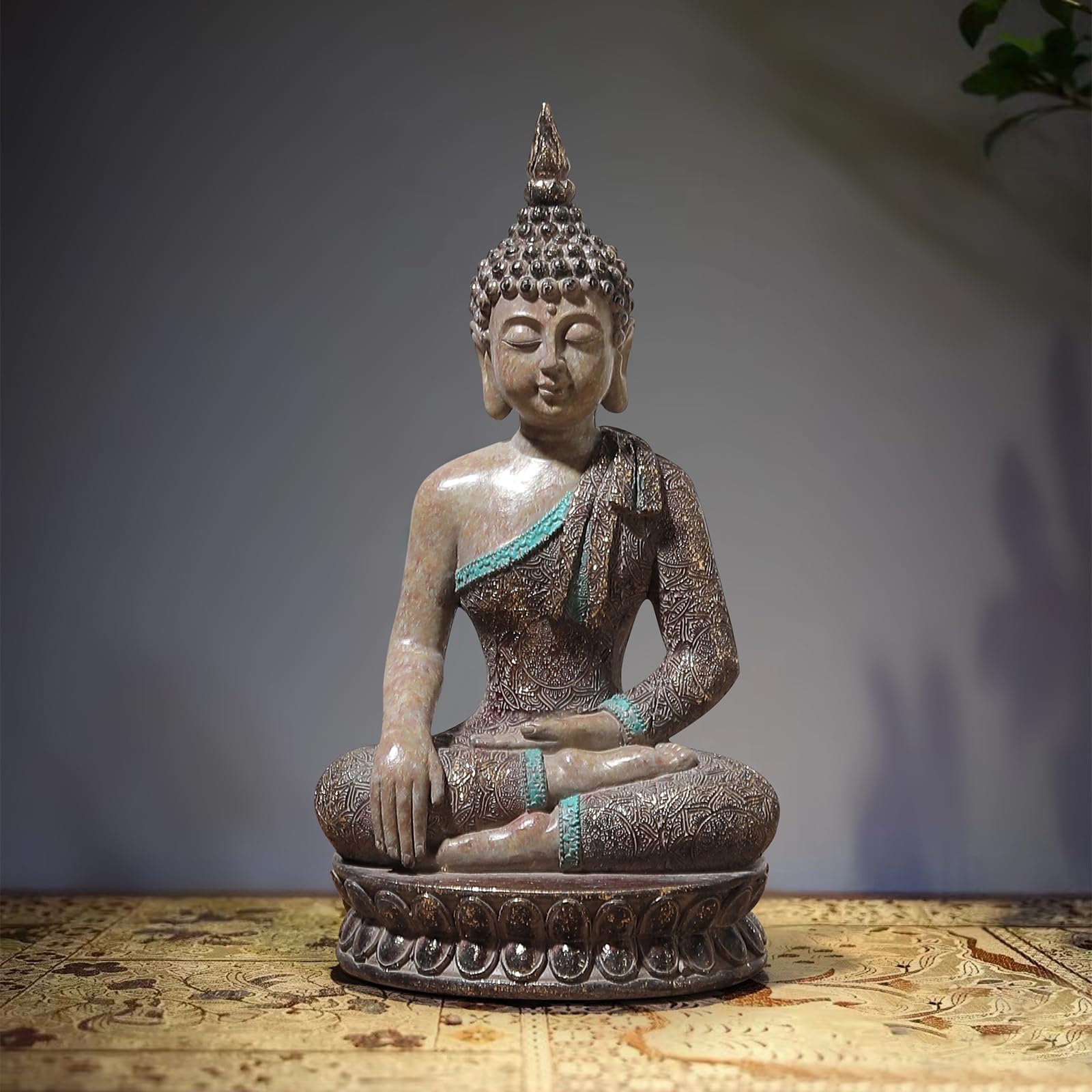 Amazon｜XIGOFA 仏像、高さ10.4インチ 仏教禅 部屋の装飾、瞑想