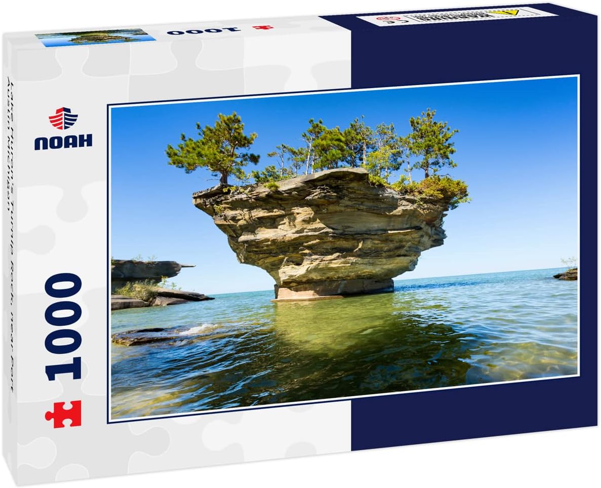 Noah Jigsaw Puzzle Lake Huron's Turnip Rock, Near Port Austin Michigan 1000 Pieces