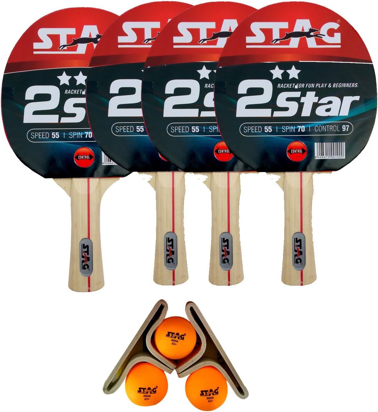 Buy Stag 2 Star Anywhere Table Tennis Kit Online at Low Prices in India