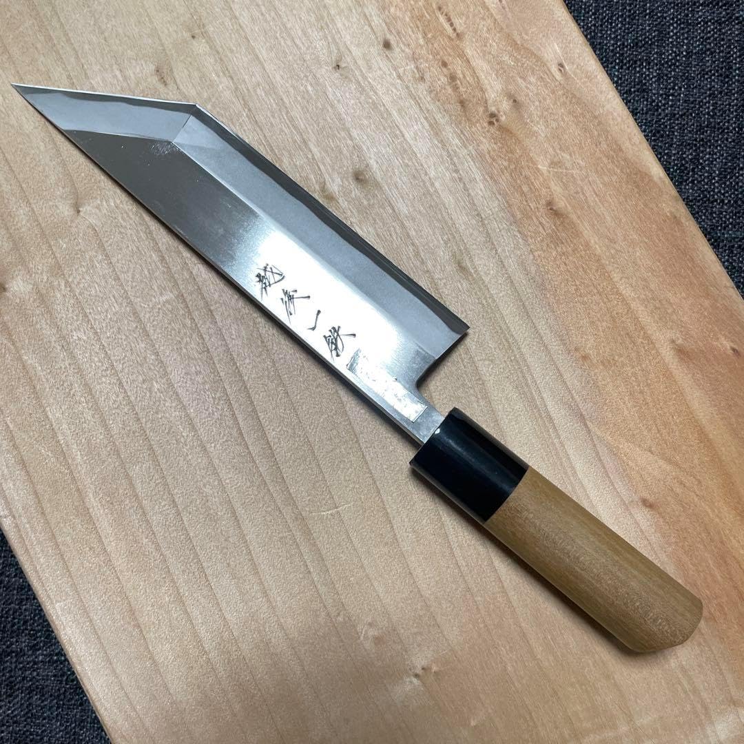 越後一鉄刃物白鋼鰻尖江戸型180ミリ 越後一鉄刃物白鋼鰻尖江戸型180ミリ 一刃鍛 刃物