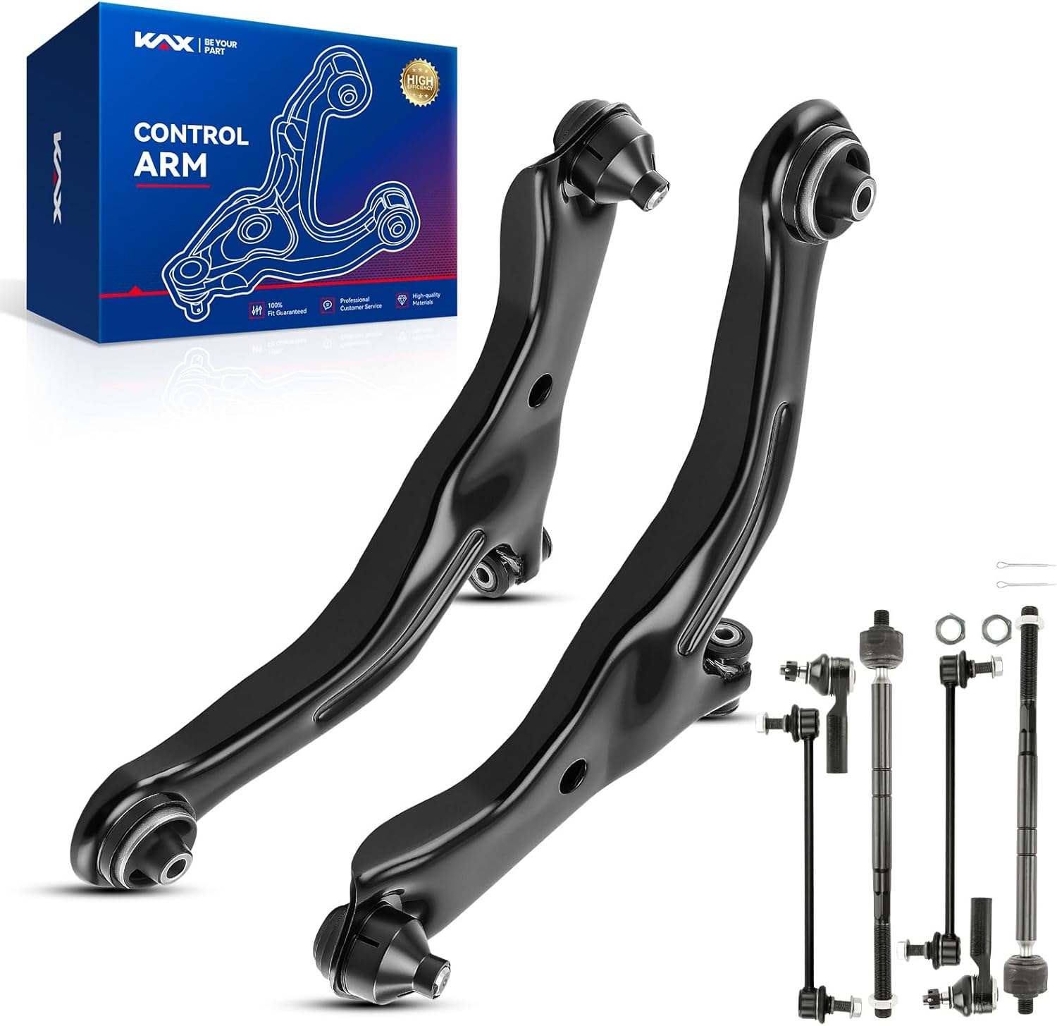 KAX Front Lower Control Arms Repacement for for 2005-2009 Escape,2005-2009 Tribute,2005-2009 Mariner (Not for Hybrid) Suspension Kit