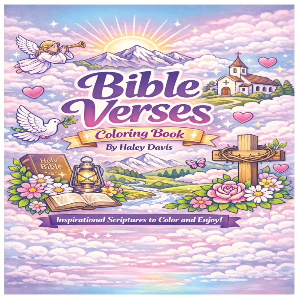 Bible Verses Coloring Book A Relaxing Scripture Coloring Book for Adults & Children