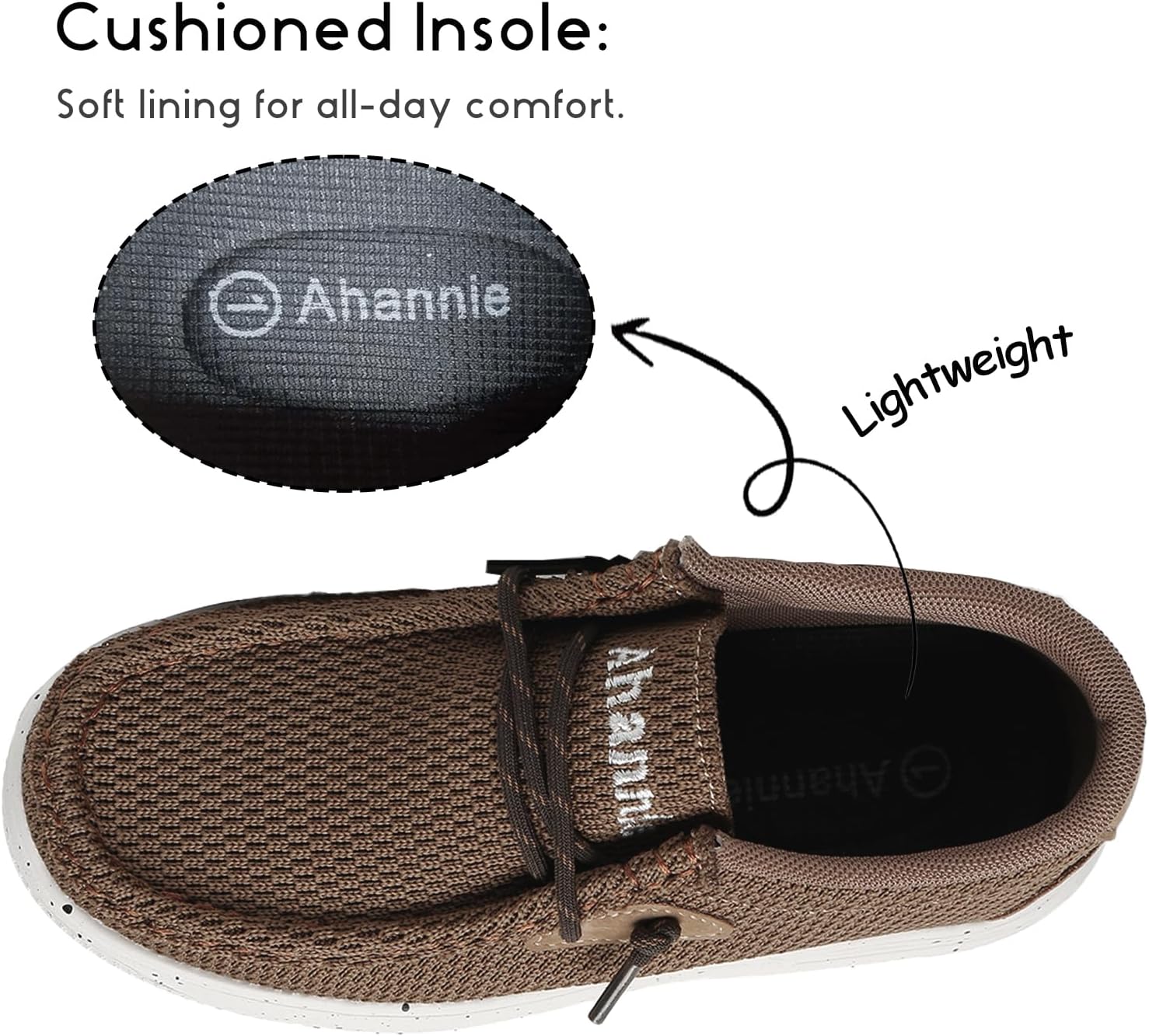 Ahannie Kids Slip On Loafers, Boys Girls Casual Dress Shoes | Lightweight comfort,breathable,school or everyday wear