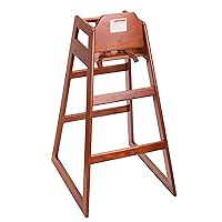 Vista 2 de Stager Direct, asiento listo para montar, silla alta de madera para restaurante, sillas altas para bebés, silla de alimentación duradera
