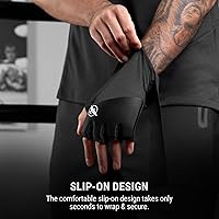 Vista 2 de Hayabusa Elite Quick Wraps - Vendas para manos de boxeo y artes marciales - Negro