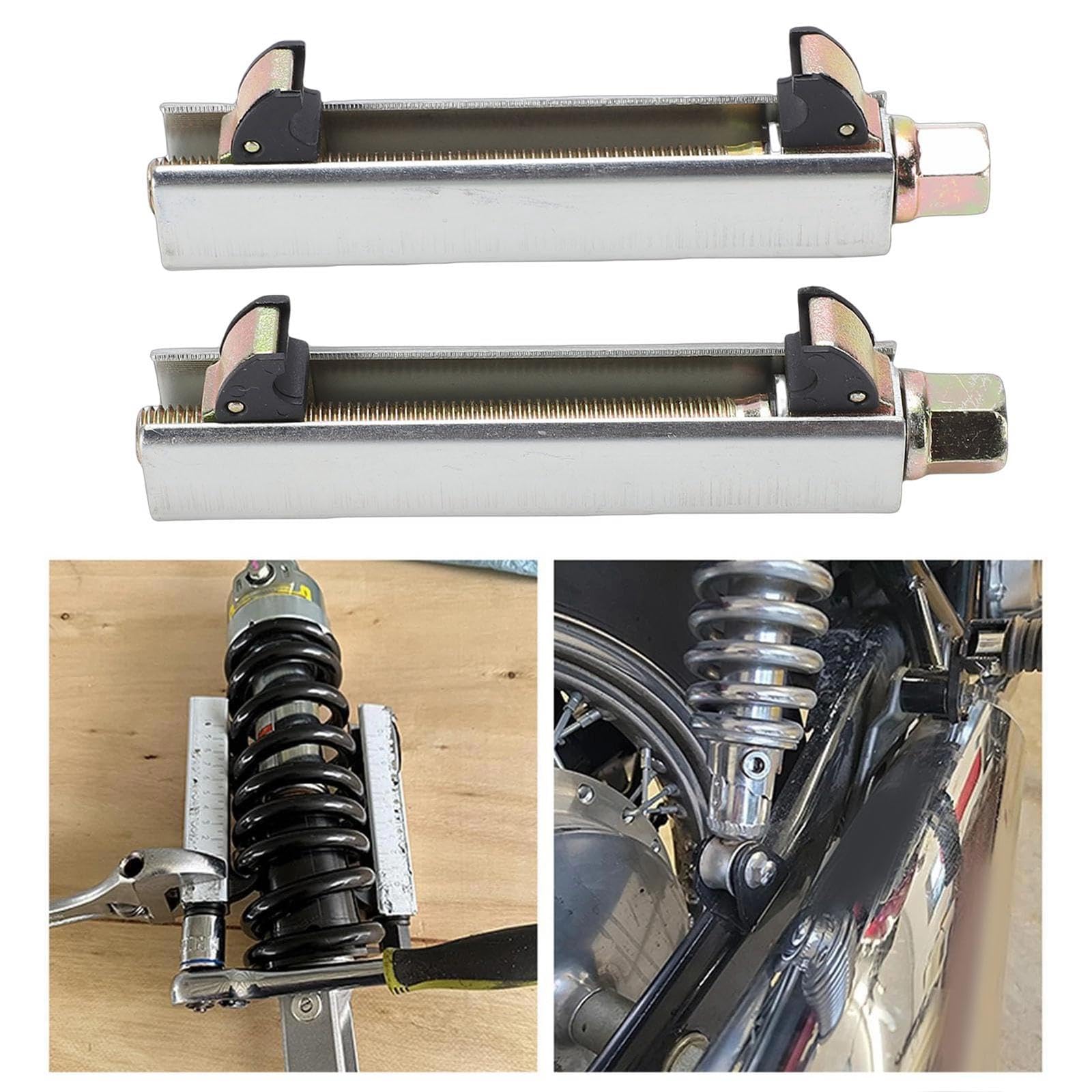 Compresseur de Ressort Hélicoïdal Outil Compresseur de Ressort Amortisseur Arrière Extracteur de Jambe de Force Ensemble D'Outils Automobile Acier Hau