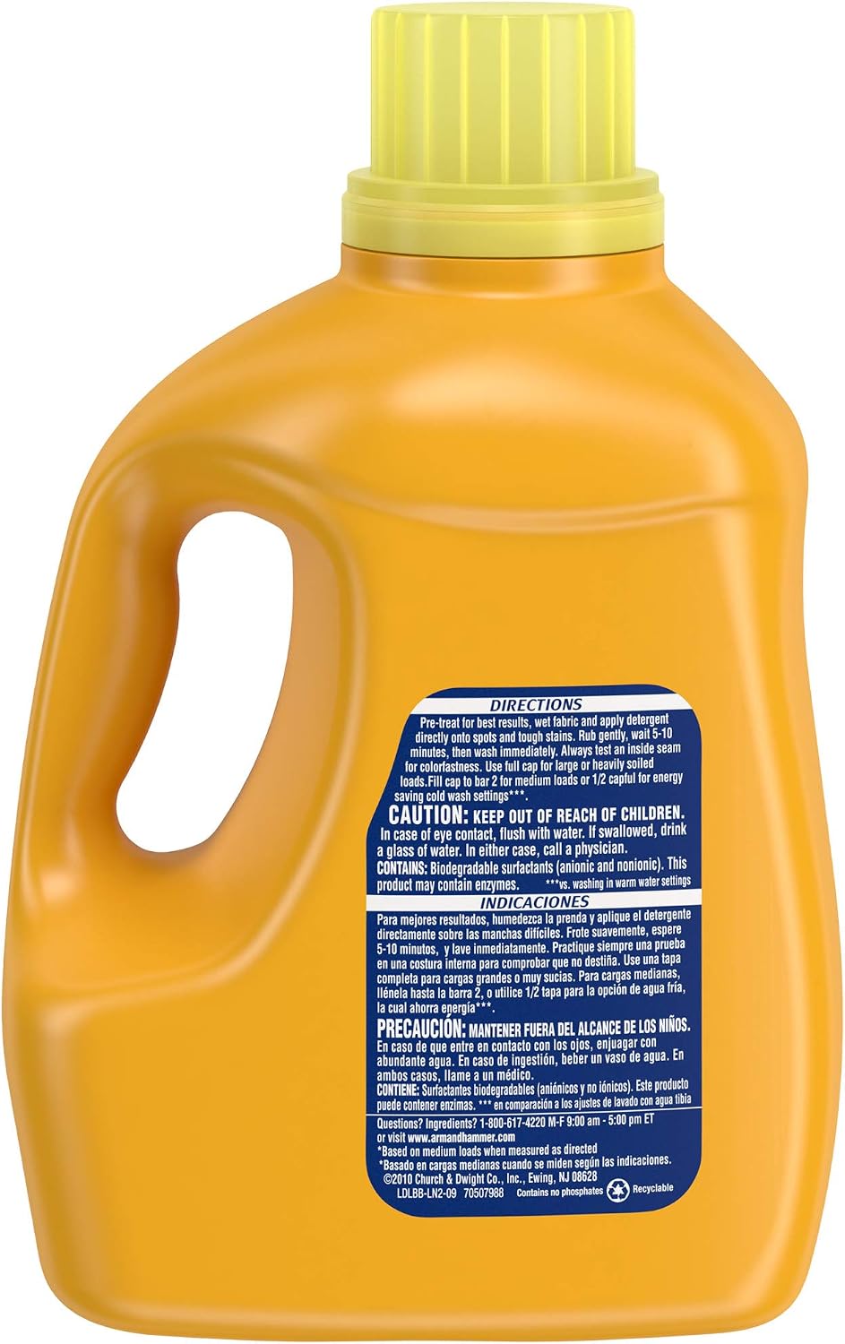Arm & Hammer Plus OxiClean Clean Meadow Liquid Laundry Detergent, 70 loads
