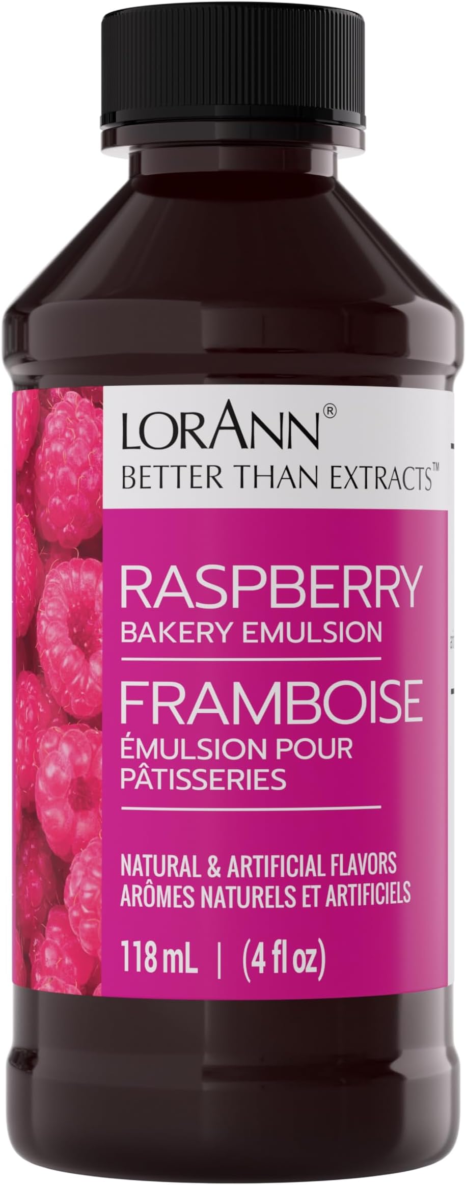 Raspberry Bakery Emulsion, 4 ounce bottle