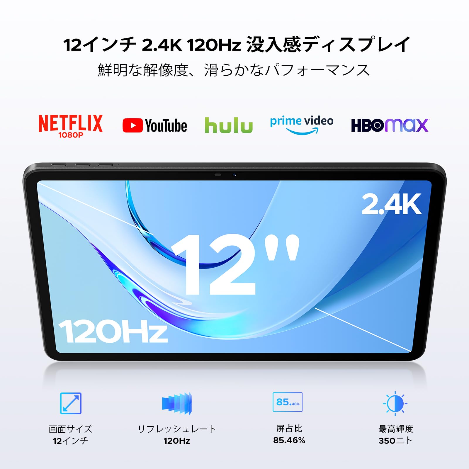 Amazon.co.jp: 【2026新登場 Android16 タブレット 12インチ】P12