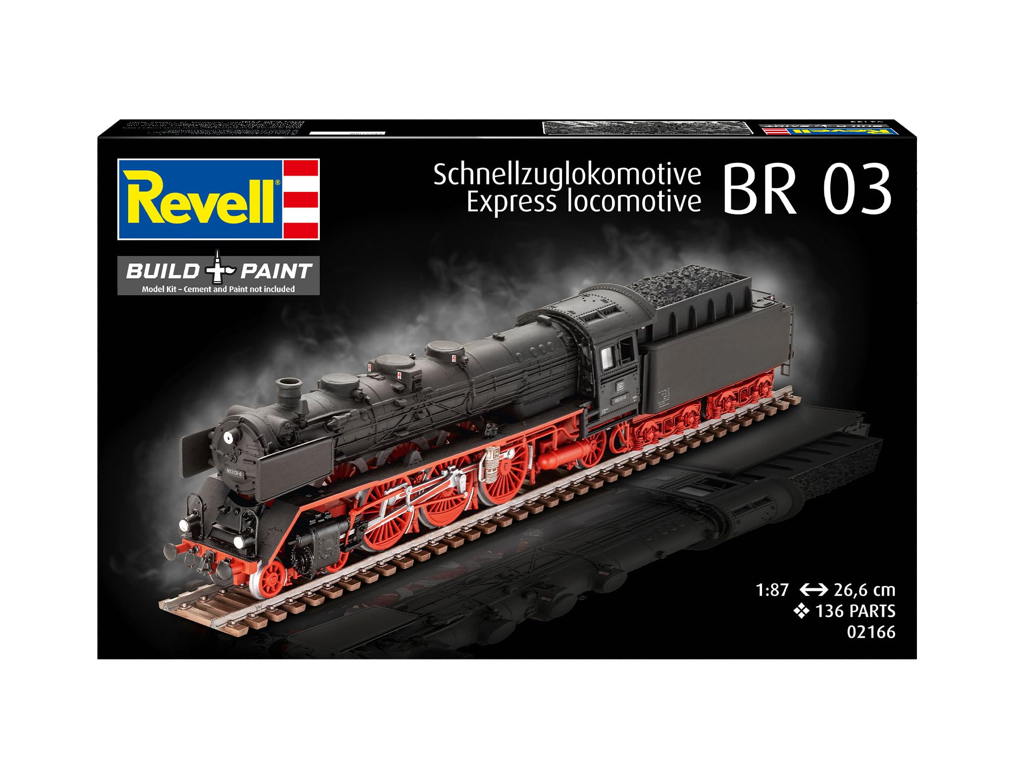 Revell Baureihe 01 HO 1/87 プラスチックモデルキット Revell 1:87 Schnellzug-Lokomotive Baureihe 01 Model Kit BRAND NEW