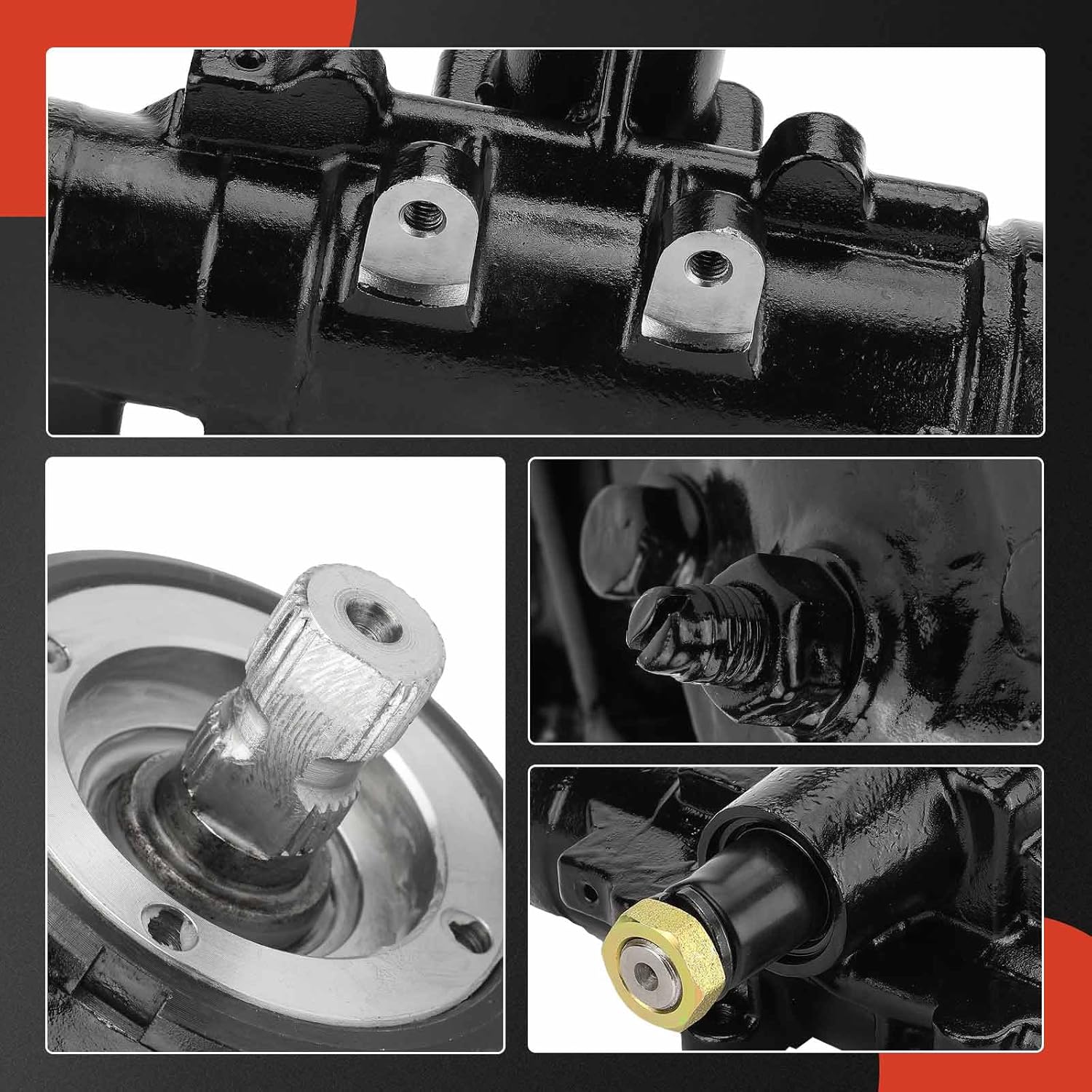 A-Premium - Power Steering Gearbox Gear Box Compatible with Chevrolet Blazer 1995-2005, S10 1994-2004 & GMC Jimmy 1995-2005, Sonoma 1994-2004 & Isuzu Hombre & Oldsmobile Bravada