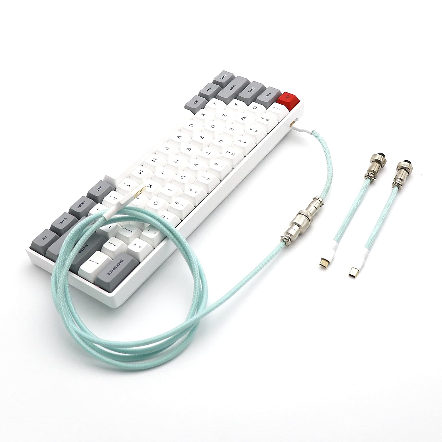 Kraken Keyboards Double Sleeved Custom Keyboard Cable with Aviator