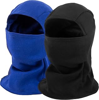 ZUMULIAN Balaclava Ski Mask for Adult, Full Face Mask Winter Fleece Thermal Cold Weather Outdoors Cover for Men Women 2 Packs