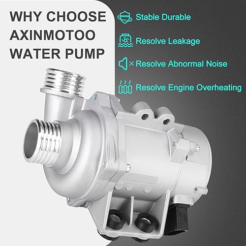 Miniatura 2 de Reemplazo de la bomba de agua del motor eléctrico para B-MW Z4 X3 X5 128i 325i 328i 330i 525i 528i 3.0L L6 2006 2007 2008 2009 2010 2011 2012