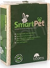 Dihl Smart Pet Small Animal Wood Shavings Natural Pet Bedding 3.2KG, Dust Extracted Premium Pet Bed Substrate, Odour Control, For Rabbit, Hamster, Gerbil, Guinea Pig, Mouse, FSC Approved, Large