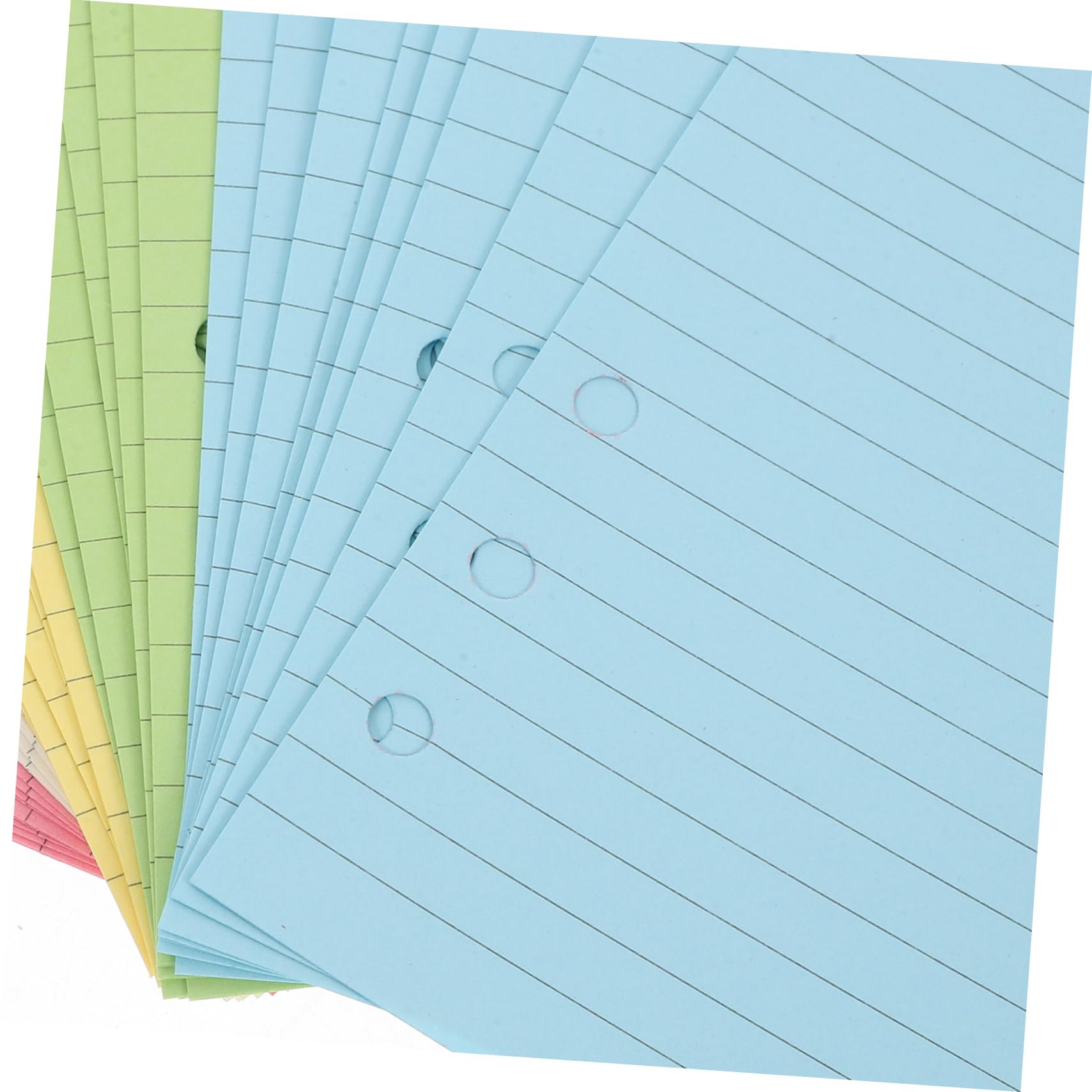 Homoyoyo Set da 2 Confezioni Carta per Planner a 6 Anelli Pagine Staccabili per Scuola e Casa