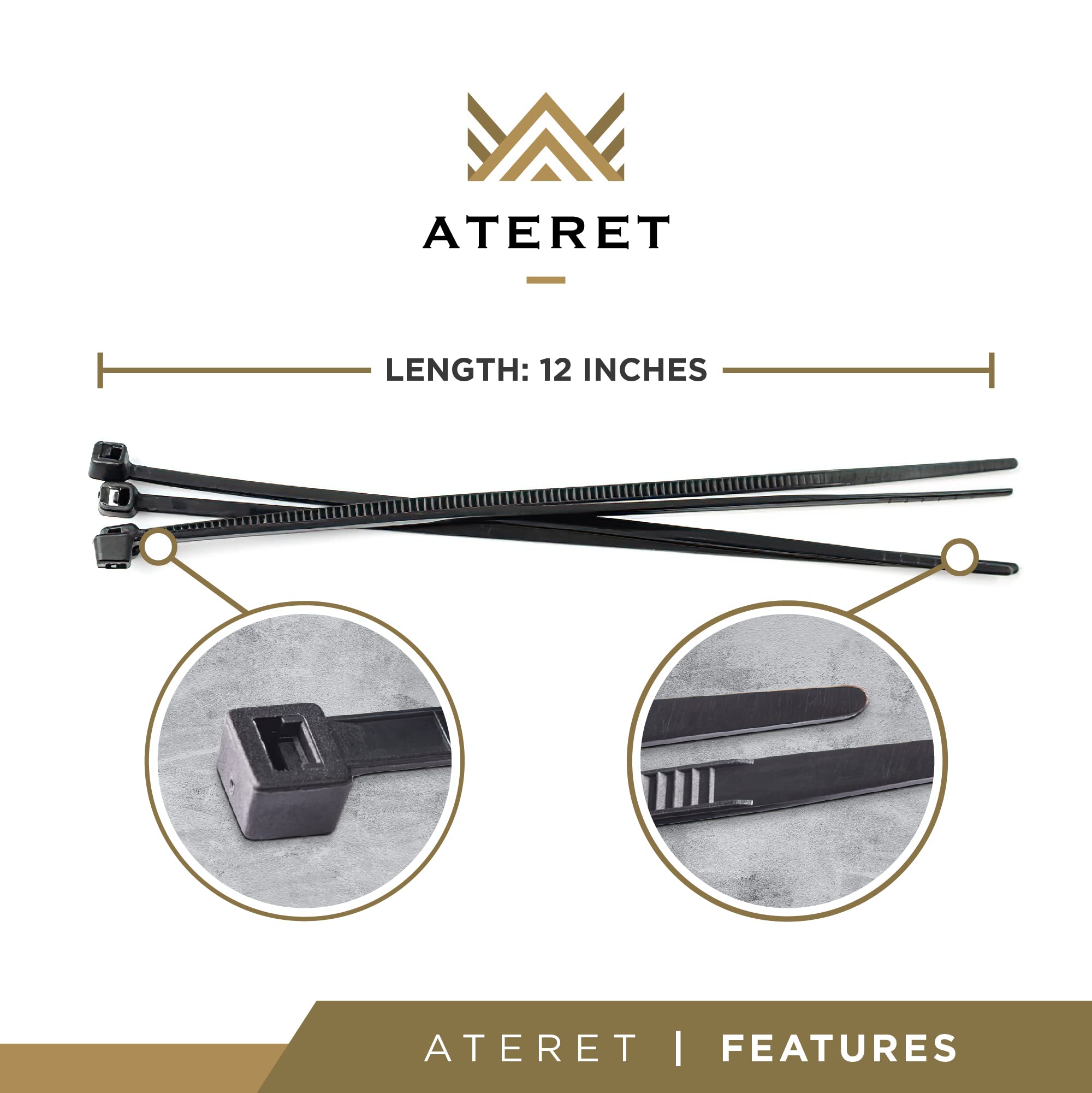 ATERET Zip Ties 12