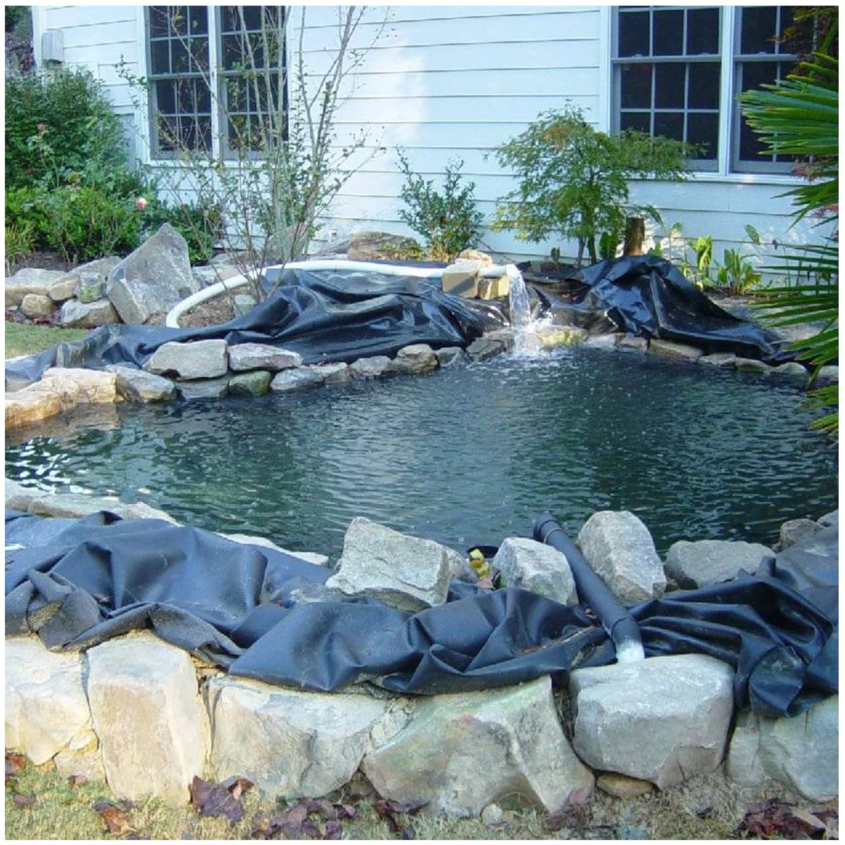 Membrane PVC durable pour piscine et bassin de jardin étanche Nero Liner 5x10m