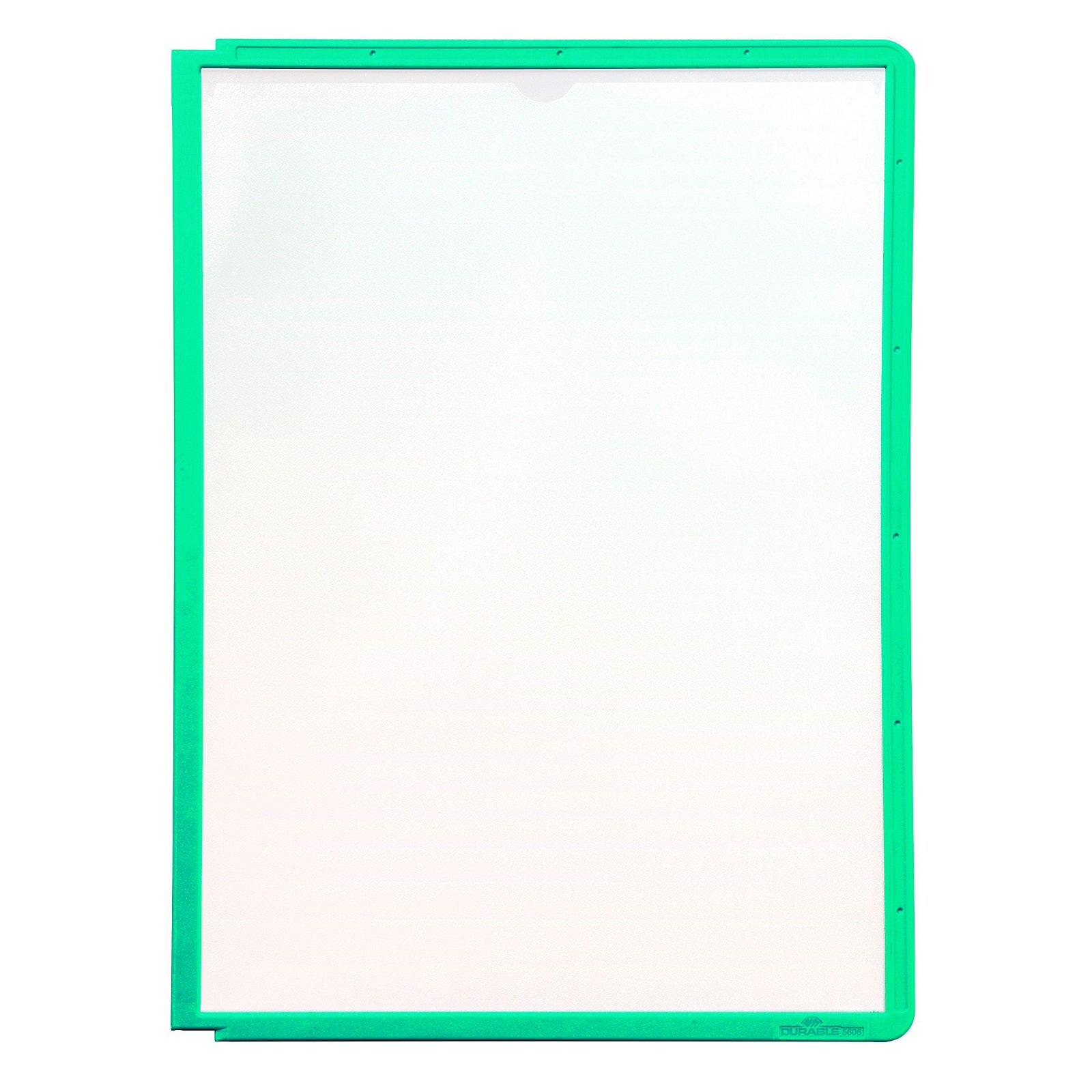 Durable | Klarsichttafel mit Profilrahmen | Für DIN A4, VE 10 Stk, orange