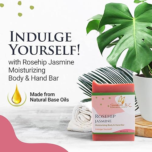 Miniatura 17 de Miel de avena - Barra de jabón para el cuerpo y las manos, jabón de baño hecho a mano, jabón de barra hidratante con cera de abejas, aceite