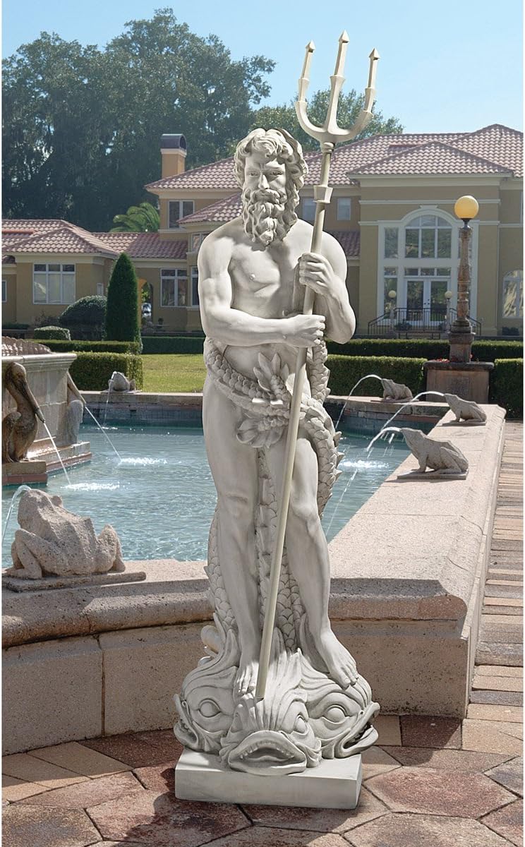 XoticBrands 33" Architecture Garden Greek Statue Sculpture