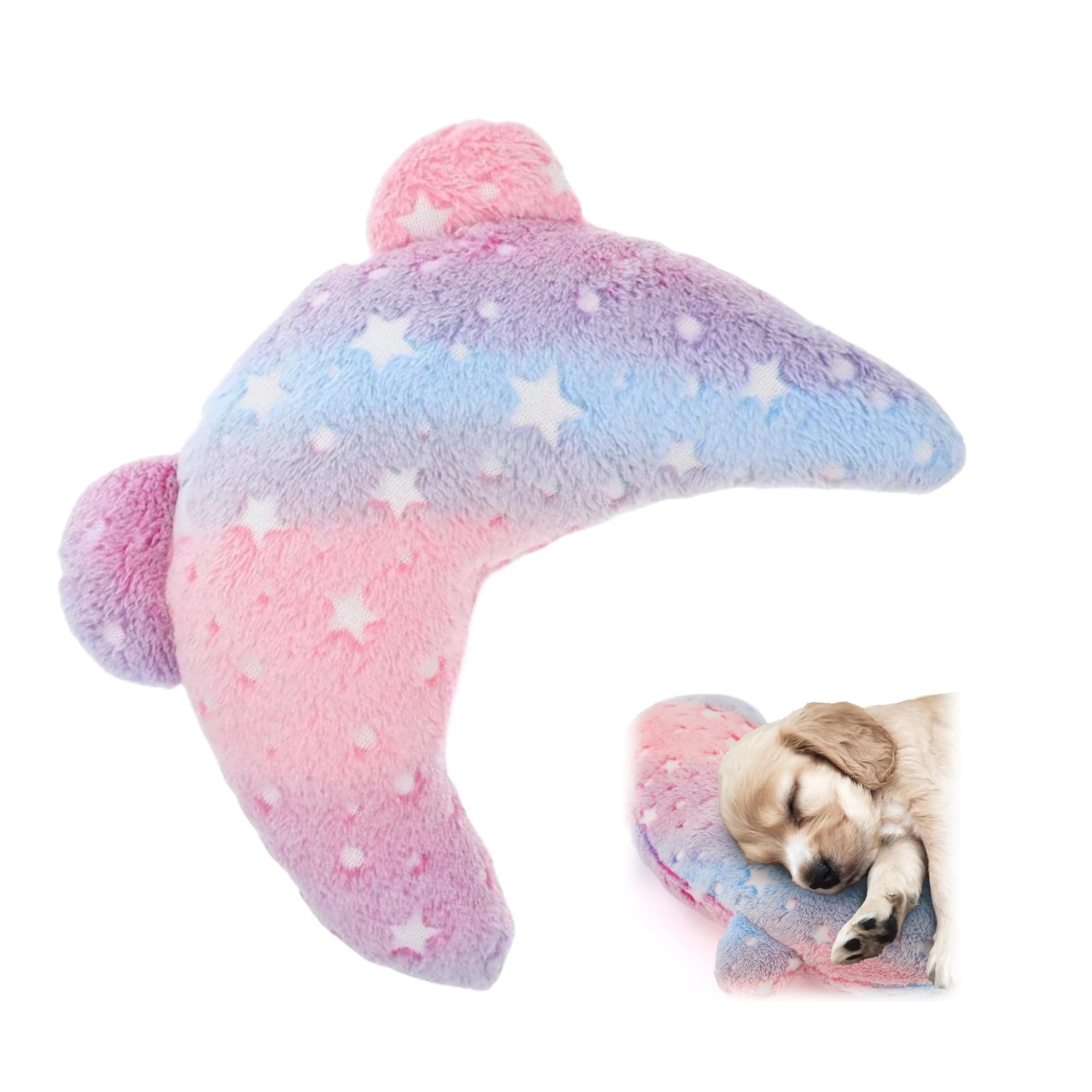zatyorg Dog pillow,U-Shaped Soft Fluffy neck Pillow with Star Pattern for puppy,kitty,pets(9.8"x5.9"x1.9")