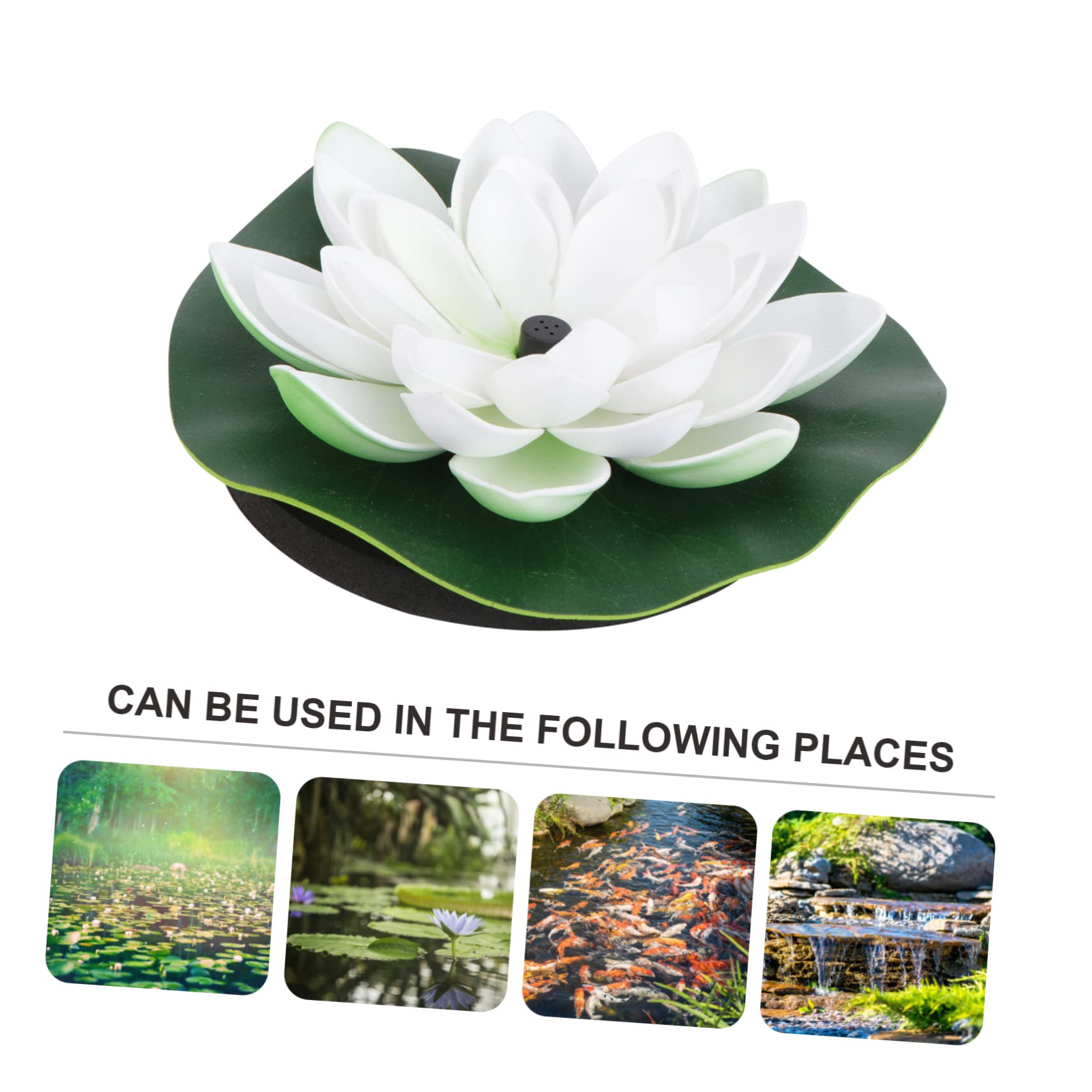 1 pieza Fuente Decorativa Solar de para Jardín y Peceras Diseño Circulación de Agua para Iniciación Automática con Luz Solar