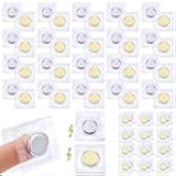 Fireboomoon 32 Pairs 1.18 Inch Invisible Hidden Sew Magnetic Snap,PVC Strong Magnetic Closures Fastener Snaps Buttons for Purses Handbag Clothing DIY Crafts
