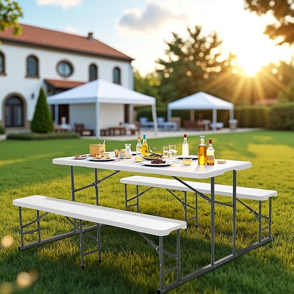 Portable Folding Picnic Table Set