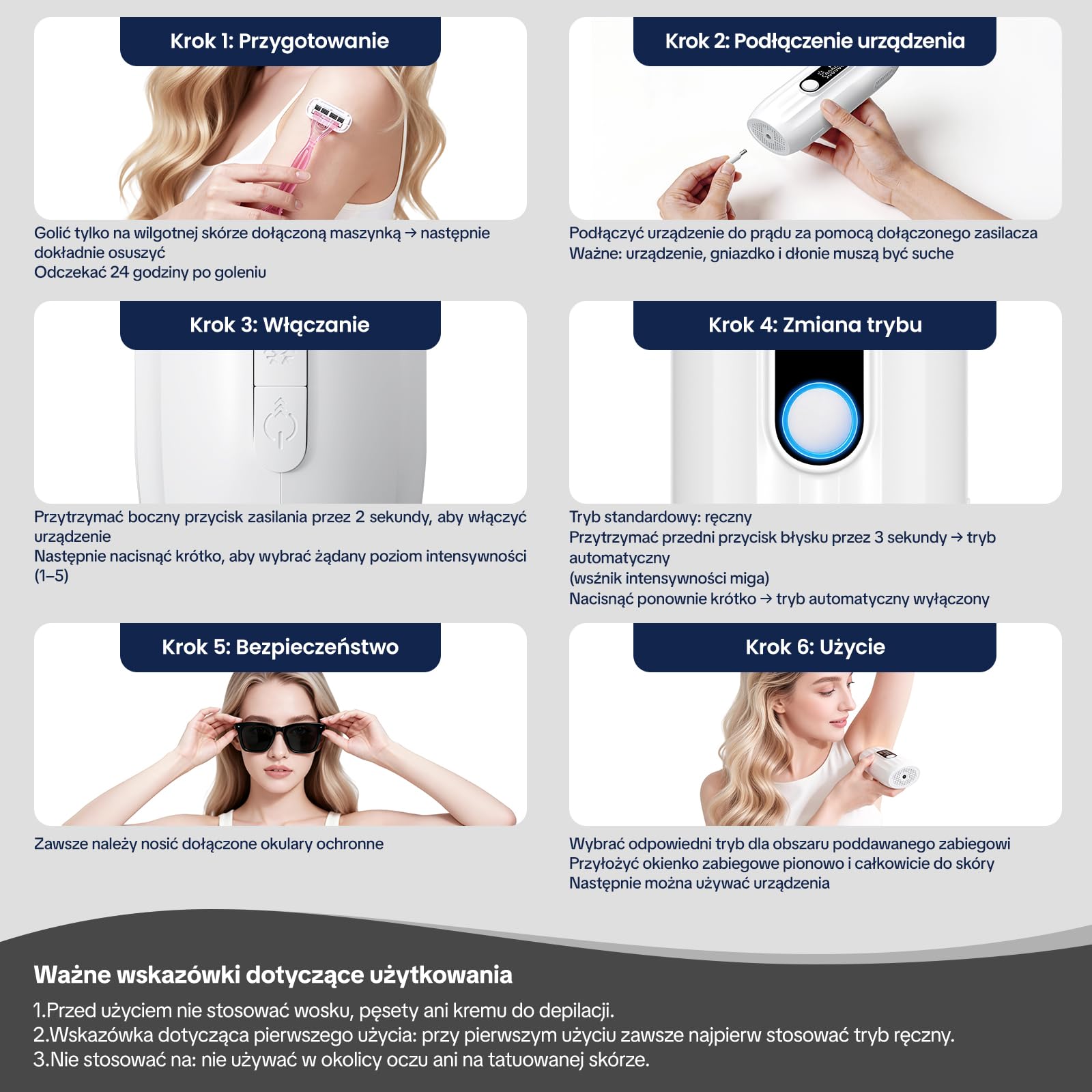 MANKIW IPL impulsowe światło z chłodzeniem, 500000 impulsów | IPL depilator chłodzący, 5 poziomów i 50 0000 impulsów do nóg, pach, bikini, wygodne użytkowanie w domu