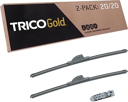 Miniatura 10 de TRICO Platinum Paquete de 2 limpiaparabrisas de repuesto de 20pulgadas para automóvil, de alto rendimiento (25-2020)