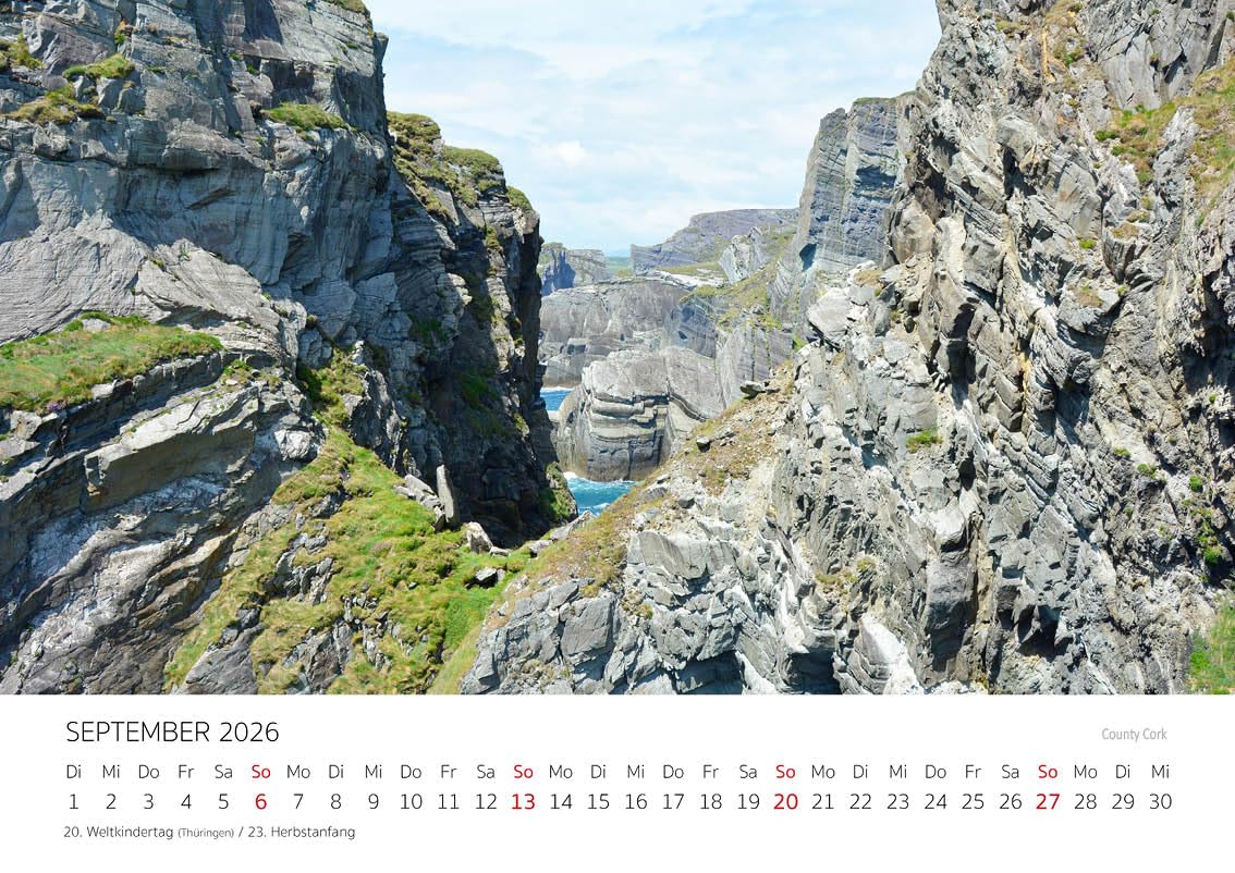 Noord Ierland Slimline Kalender 2026 koop je hier