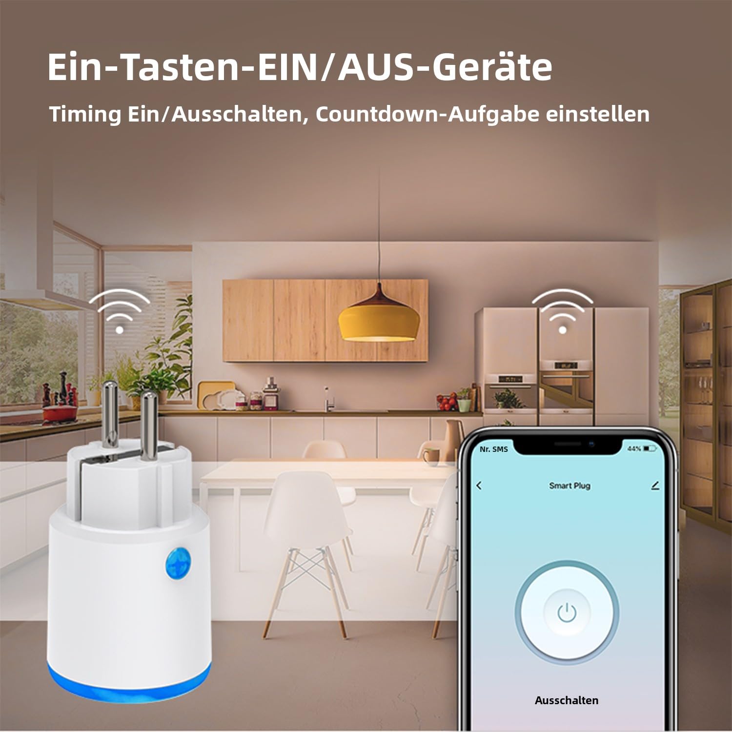 Haozee Zigbee Smart Socket con timer e monitoraggio del consumo energetico, richiede un hub Zigbee, supporta l'assistente domestico Zigbee2mqtt