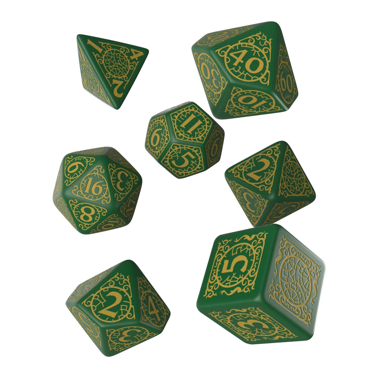 Q-Workshop QWOPAT44 - gra planszowa Pathfinder Jade Regent Dice Set