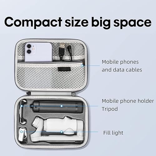 Miniatura 2 de Funda de transporte para Insta360 Flow ProInsta360 Flow, funda rígida de viaje para Insta360 Flow CreatorPro Kit de trípode, accesorios de cardán