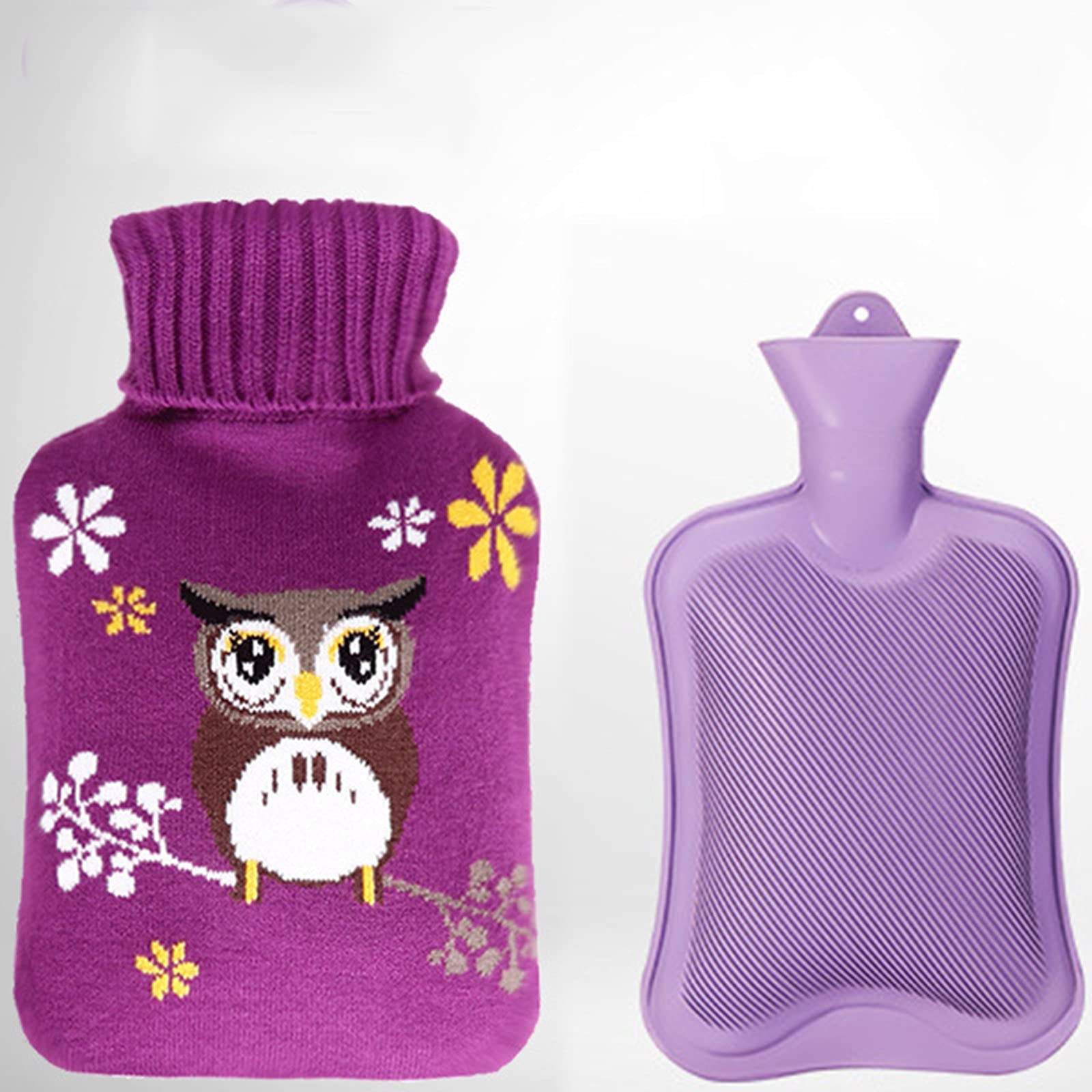 Bolsa de agua caliente Bolsa de Agua Caliente 2L 1L Multicolor ML(Purple,L)