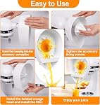 Juicer Raccorde Compatible avec KitchenAid Mélangeur de support 3.5-8QT, convient à la plupart des têtes d'inclinaison & Modèles de bol-lift incluant KSM150, KSM95, KSM3306, Citrus Juicer Accessoire,Lavage-vaisselle Safe