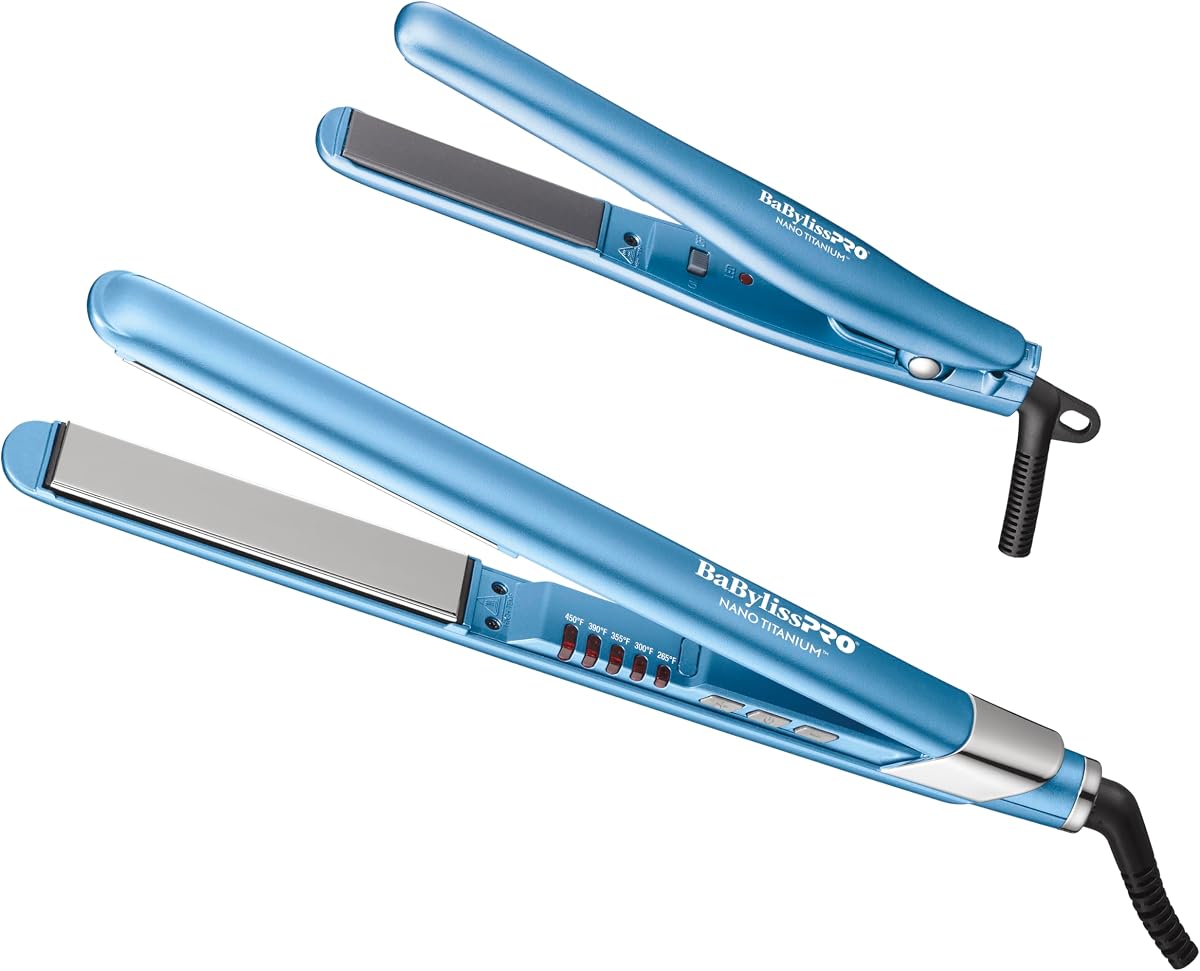 Plancha de pelo ultraelegante Nano Titanium, plancha para todo tipo de cabello