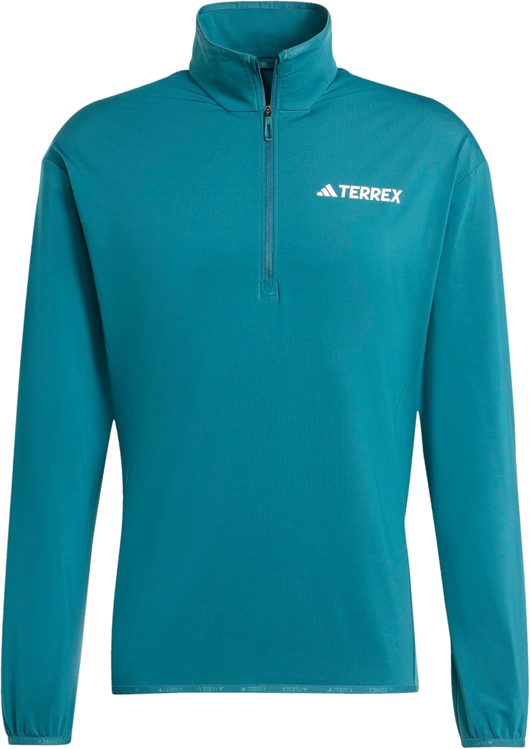 adidas mens Terrex Multi Climawarm Half-zip Tech Fleece Hiking Sweatshirt - Image 3