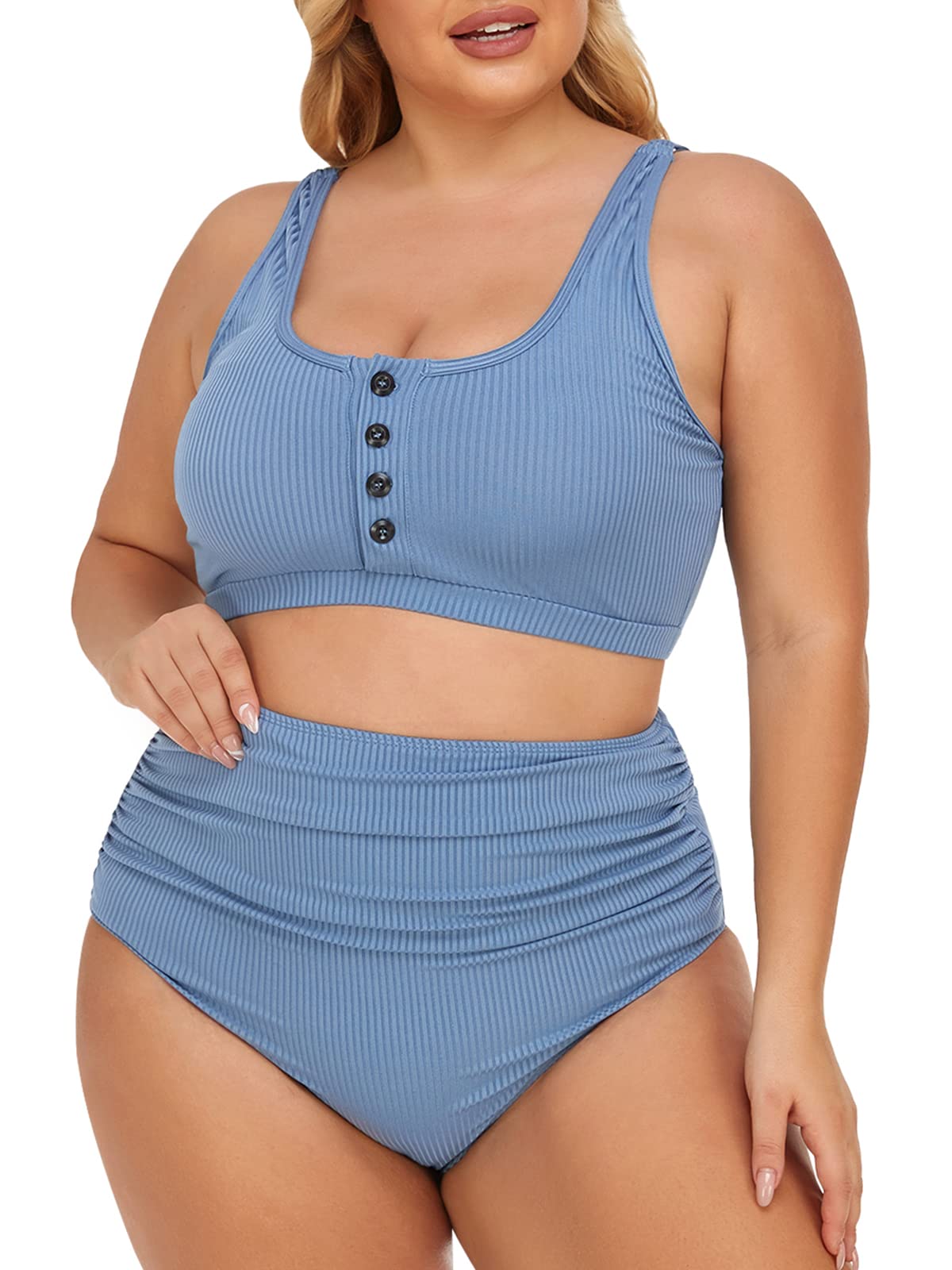 Summer Mae Ribbed Bikini Set